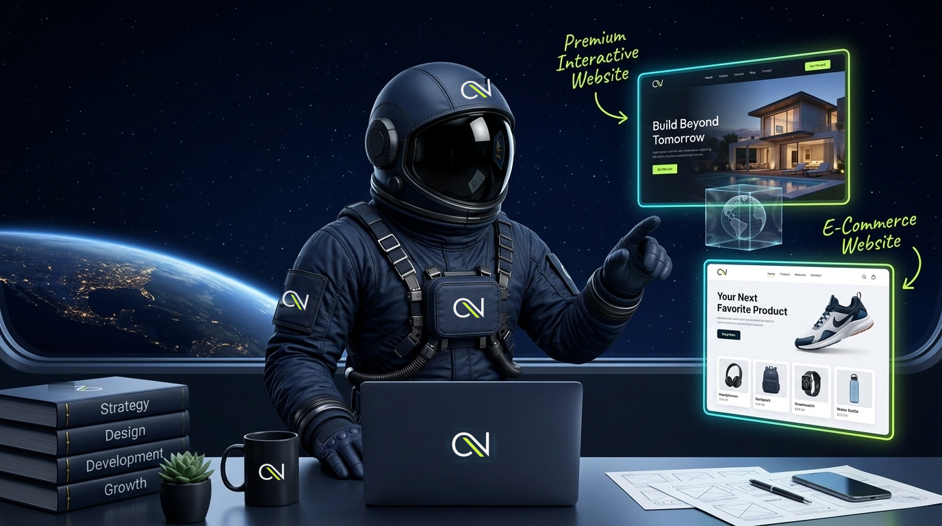CAV Astronaut Presenting Website Solutions